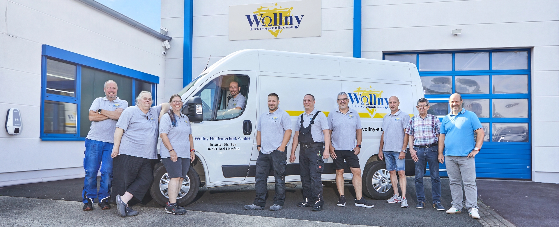 Das Team der Wollny Elektrotechnik GmbH